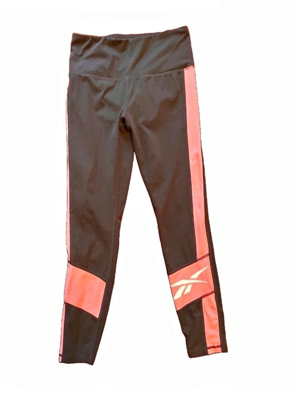 Reebok Color Block Athletic Leggings Size Small gray/pink